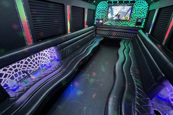 Grand Rapids Limo Bus Interior