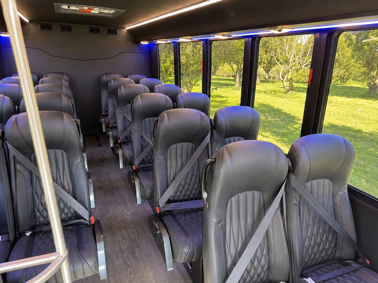 20 passenger minibus inside
