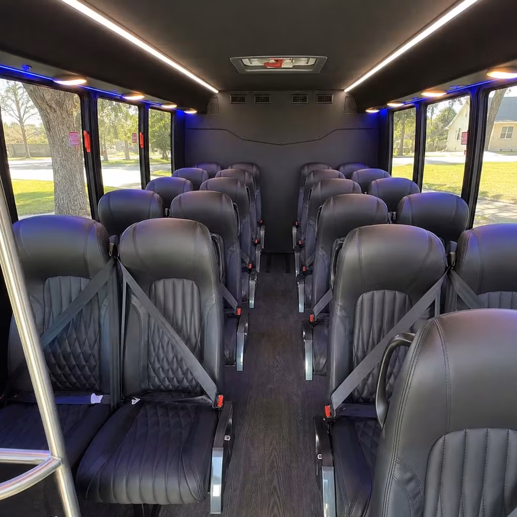 35 passenger minibus interior