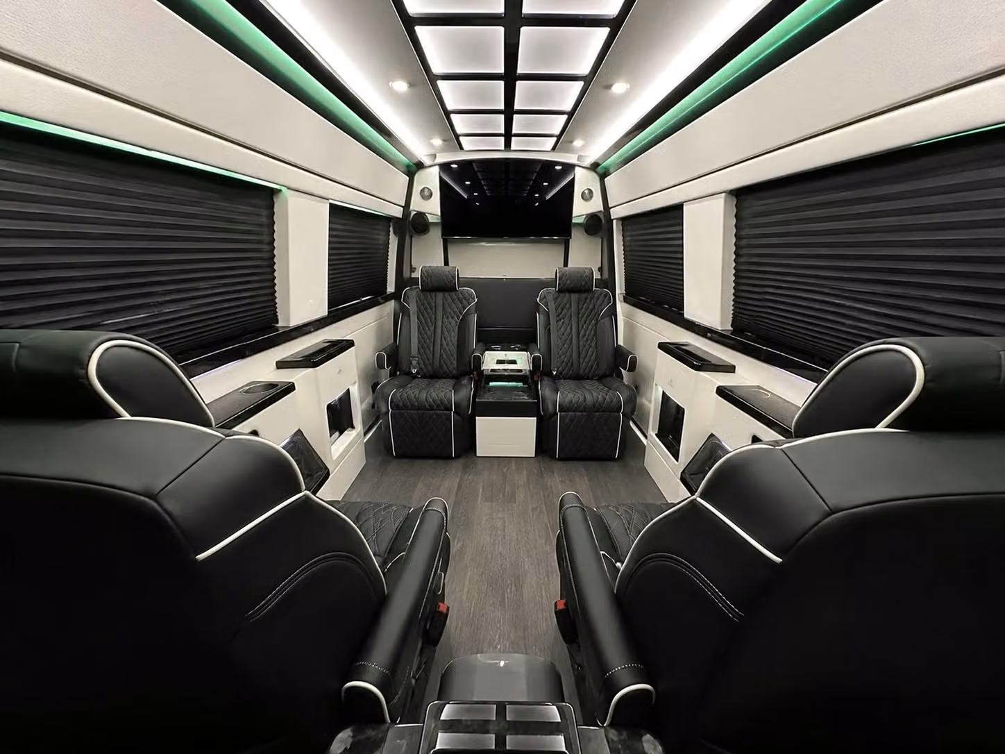sprinter van with driver inside